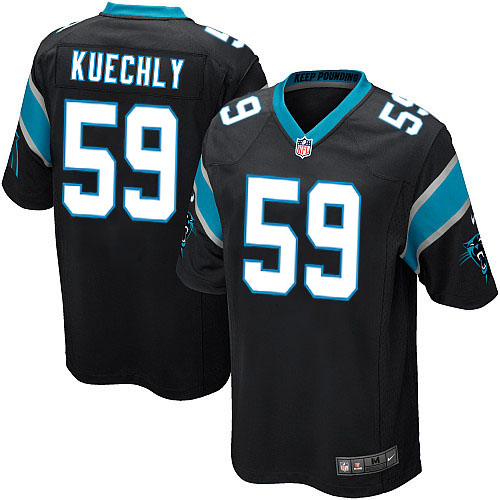 Youth Game Luke Kuechly Nike Jersey Black Home - #59 NFL Carolina Panthers